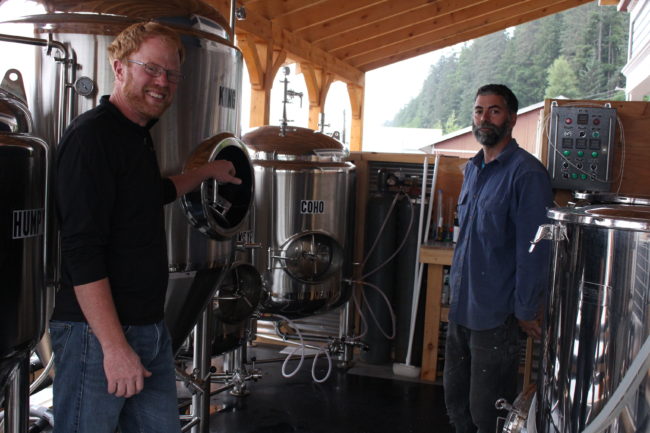 Dan Kane and his business partner Todd Thingvall. (Photo by Elizabeth Jenkins/KTOO) 