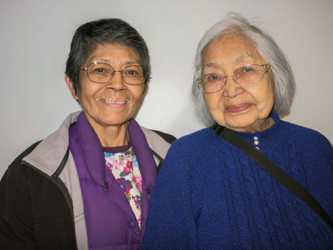 Leonora Florendo and Nora Marks Dauenhauer. (Photo courtesy Juneau Public Libraries)