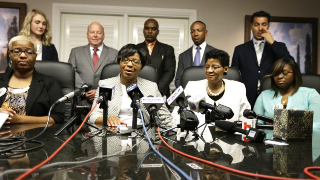 Sandra Bland's family announced Tuesday that they have filed a lawsuit in federal court in Houston. Pat Sullivan/AP