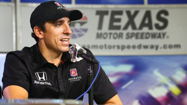 Justin Wilson, seen here in May, had designated himself as an organ donor. "He just keeps setting the bar higher," his younger brother, Stefan, said Tuesday. Sarah Crabill/Getty Images