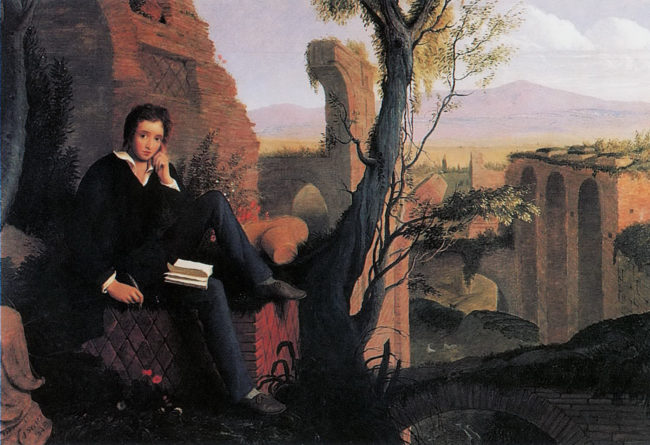Joseph Severn's portrait of Percy Bysshe Shelley. The radical 19th century poet practiced the politics of the plate. For Shelley and other liberals of his day, keeping sugar out of tea was a political statement against slavery. Joseph Severn/Wikimedia