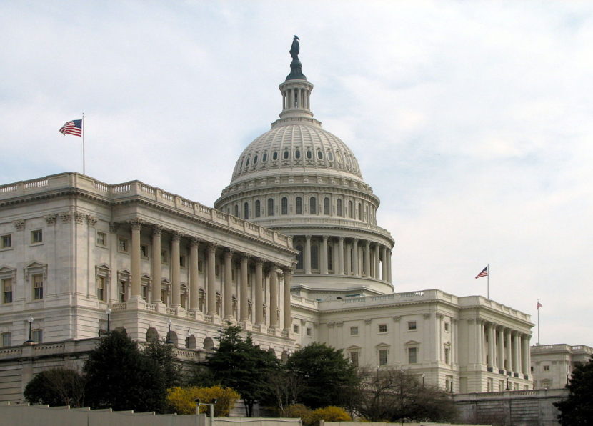 The Senate's side of the Capitol Building in Washington, D.C.