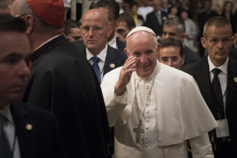 Pope Francis at Saint Patricks Cathedral NYC