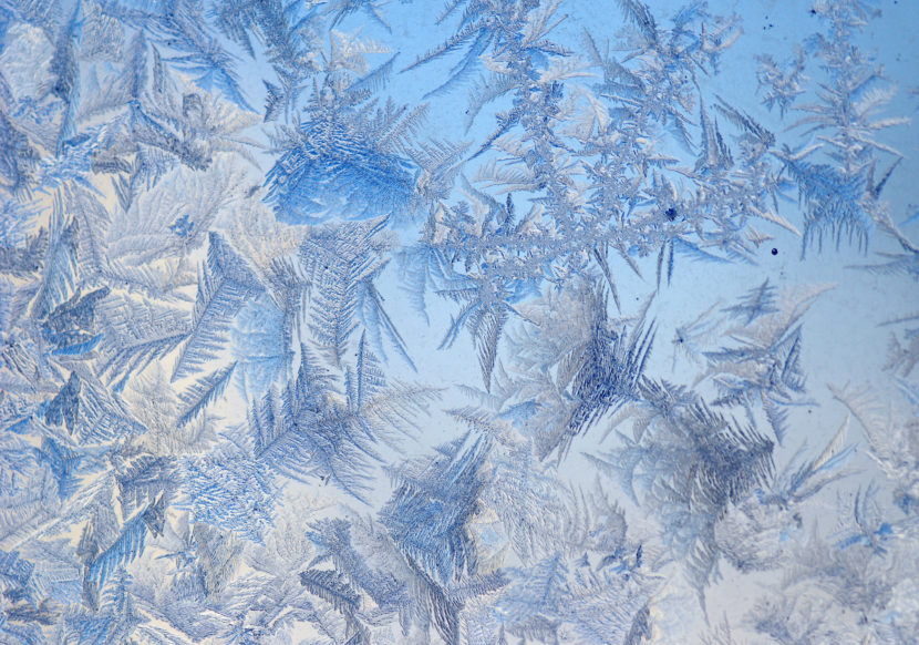 snow frost crystals