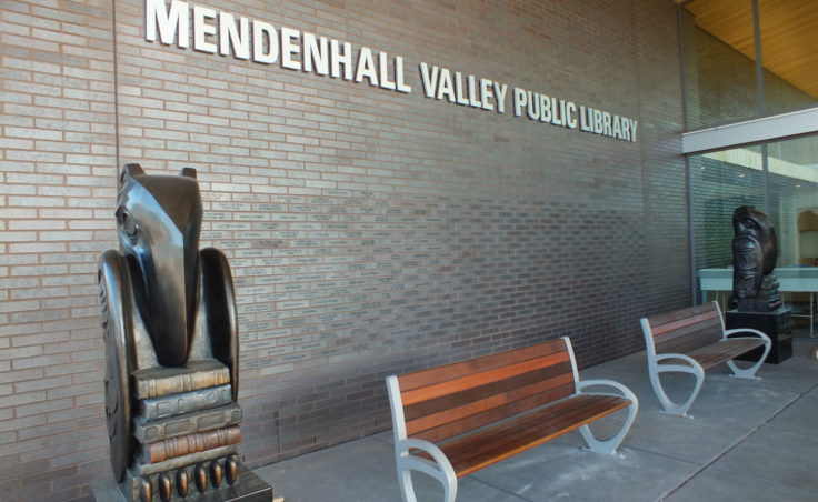 The new Mendenhall Valley Public Library. (Photo by Matt Miller/KTOO)