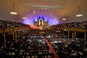 A public funeral is held for Mormon leader L. Tom Perry on June 5 at the Salt Lake Tabernacle in Salt Lake City, Utah. Perry was a member of The Church of Jesus Christ of Latter-day Saints' highest governing body, the Quorum of the Twelve Apostles. He died at the age of 92 from cancer. The recent deaths of several high-ranking church leaders are expected to prompt new appointments. Rick Bowmer/AP