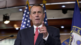 House Speaker John Boehner has said he wants to "clean the barn" before he leaves Congress. And it appears he's edging closer to a two-year budget deal that would take some pressure off his successor. J. Scott Applewhite/AP