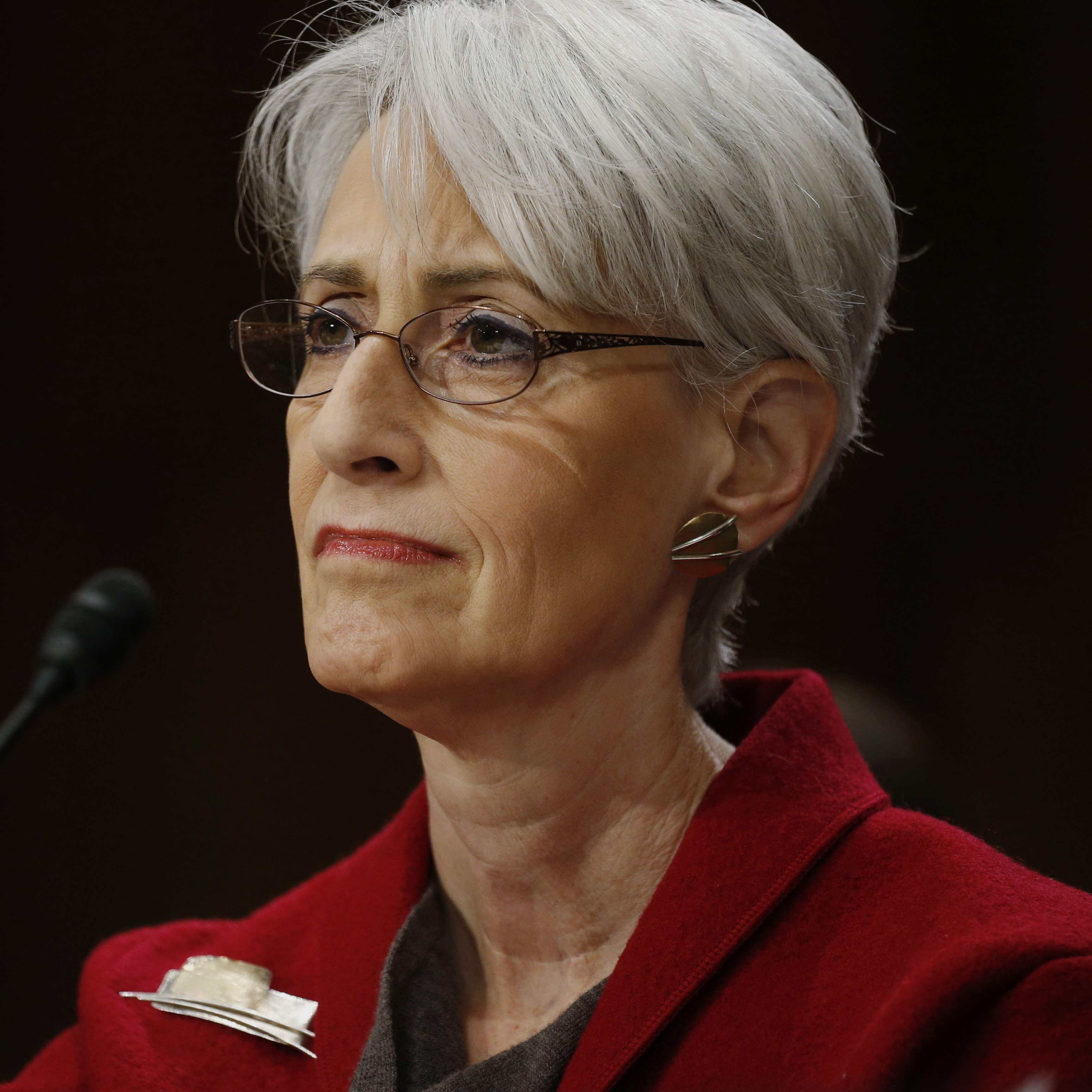 Undersecretary of State for Political Affairs Wendy Sherman testifies before the Senate Foreign Relations Committee in 2014. Sherman was the lead U.S. negotiator on the Iran nuclear deal. She stepped down from her post last week and is now teaching at Harvard. (Photo by Charles Dharapak/AP)