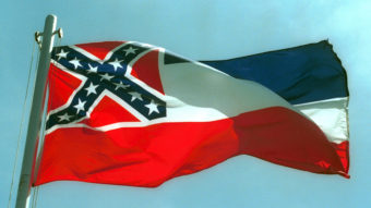 In 2001, voters in Mississippi decisively rejected changing the state flag. William Colgin/Getty Images