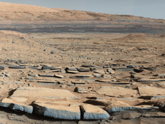 A view from the "Kimberley" formation on Mars taken by NASA's Curiosity rover. NASA