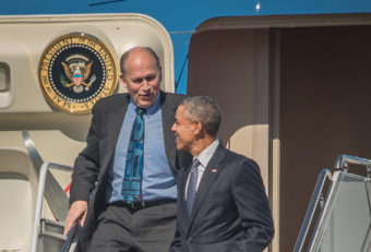 Bill Walker, Barack Obama and Air Force One