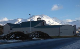 The Museum of the Aleutians remains temporarily closed. (Photo by Greta Mart/KUCB)