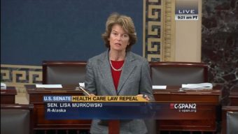 Sen. Lisa Murkowski addresses a bill to repeal the Affordable Care Act