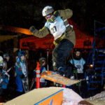 27 - Charles, jumps at the Downtown Rail Jam December 19th. (Photo by Mikko Wilson/KTOO)