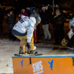 31 - Sam Buck, lands a jump clean at the Downtown Rail Jam Dec. 19th. Sam took 2nd place. (Photo by Mikko Wilson/KTOO)
