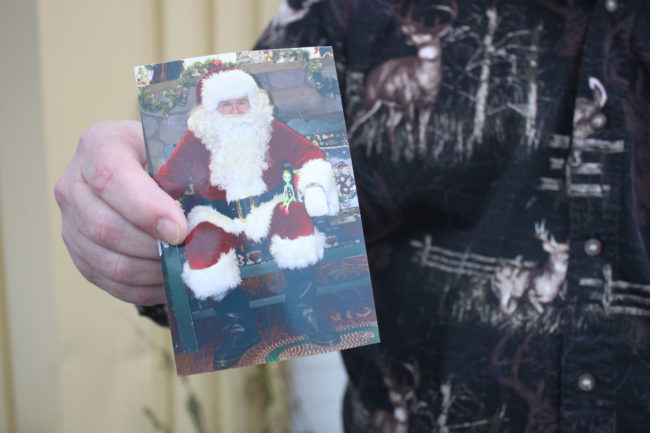 In the Santa off-season, Helms works as a special needs teacher and commercial fisherman.(Photo by Elizabeth Jenkins/KTOO)
