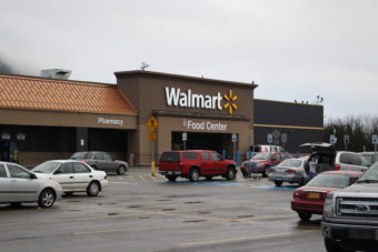 The Juneau Wal-Mart was previously a Kmart store. It's unknown what will happen to the building. (Photo by Elizabeth Jenkins/KTOO)