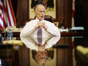 Alabama Gov. Robert Bentley says the federal government failed to consult the state regarding refugee placement. Brynn Anderson/AP