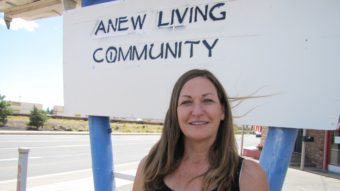 Lori Barlow gave up a six-figure salary as a financial planner and a home on the beach to help people make the near impossible leap from shelter to home. Laurel Morales/KJZZ