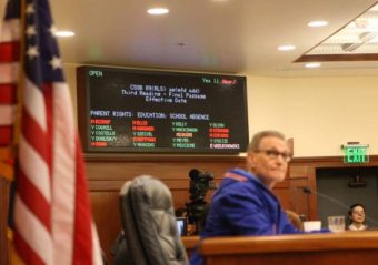 SB 89 passed the Alaska Senate on Friday by a vote of 11-7, and later passed again on reconsideration, 12-7. (Photo courtesy of Alaska Senate Democrats)