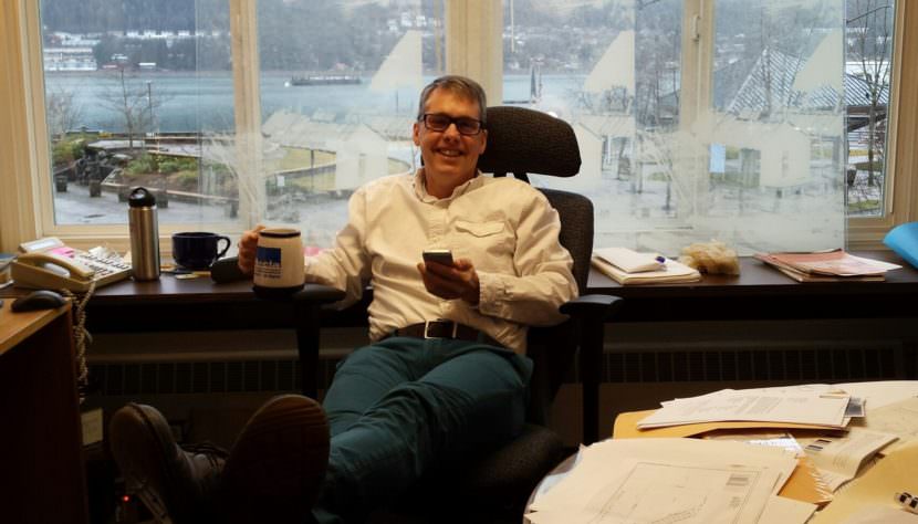 Rorie Watt said he's "terribly excited" to be Juneau's next city manager. (Photo by Autumn Sapp)