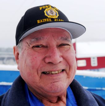78-year-old Ralph Strong, an Alaska Native veteran from Klukwan