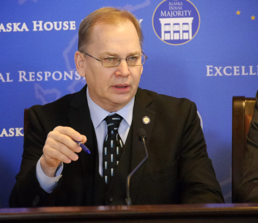 Rep. Mark Neuman, R-Big Lake, at a House Majority press availability, Jan. 22, 2016. (Photo by Skip Gray/360 North)