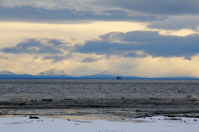 Cook Inlet oil rig