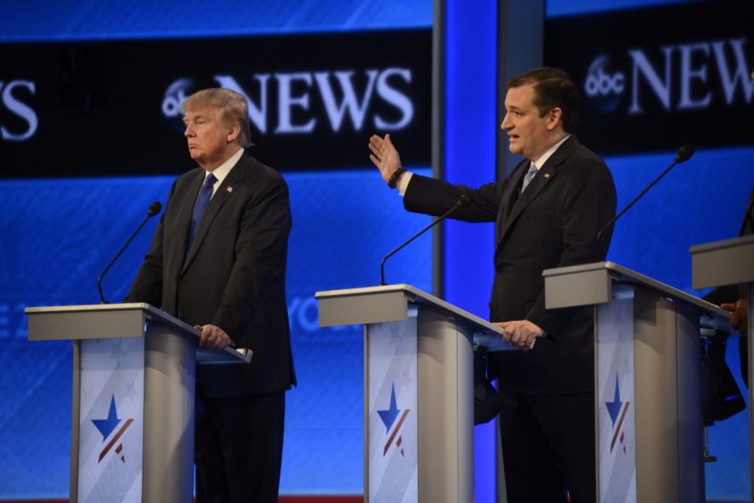 ABC News' David Muir and Martha Raddatz host the Republican Debate from St. Anselm College in Manchester, NH, airing Saturday, Feb. 6, 2015 on the ABC Television Network and all ABC News platforms.