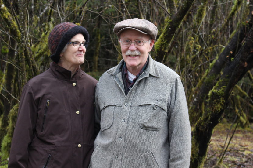 June and Paul Disdier hope to start their marijuana business in their backyard. (Photo by Elizabeth Jenkins/KTOO)