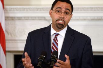 "There are far too many barriers preventing far too many low income students from enrolling in and graduating from college," said John B. King, the secretary of education. (Olivier Douliery/AP)