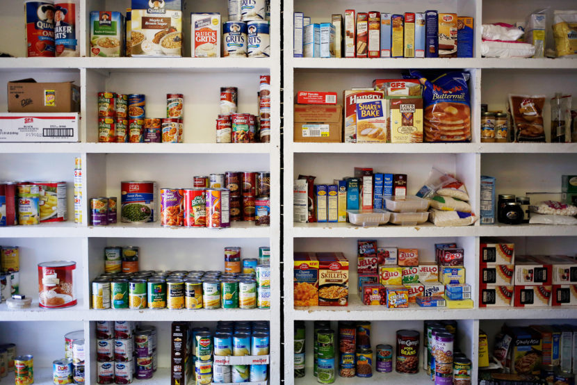 Nearly one-third of households on SNAP, formerly known as food stamps, still have to visit a food pantry to keep themselves fed, according to USDA data. (Luke Sharrett/Bloomberg via Getty Images)
