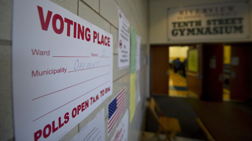 A polling station in Oakmont, Pa., on Nov. 6, 2012. Winning a presidential nomination includes mastering complex rules about delegates, and Pennsylvania's rules are among the most complicated. (Jeff Swensen/Getty Images)