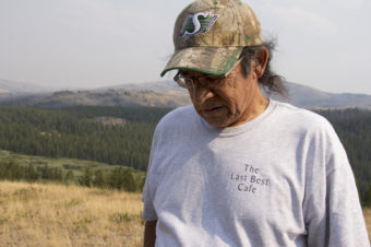 John Murray is the historic preservation officer of the Blackfeet tribe. (Corin Cates-Carney/Montana Public Radio)