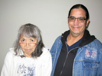 Paulina Phillips and her son Stich Phillips. (StoryCorps photo)