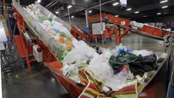 A plastic recycling plant in Vernon, California. Many states and localities are trying to make recycling viable again after a decline in global commodity prices. AP