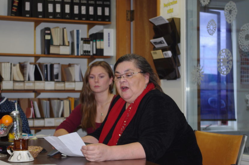 Dillingham residents testify at the LIO, March 2016. (Photo by Molly Dischner/KDLG)
