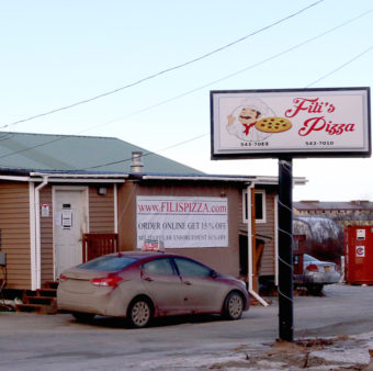 Fili’s Pizza. (Photo by Dean Swope/KYUK)