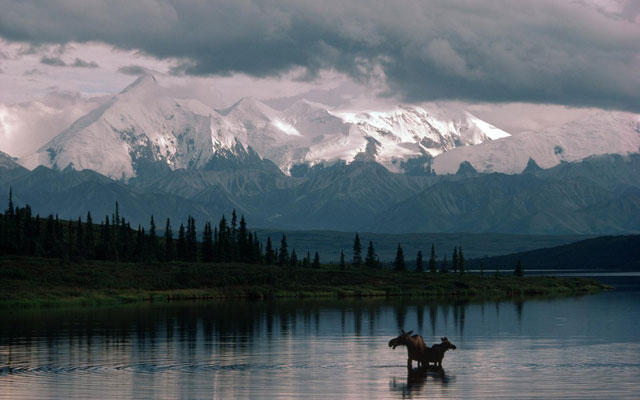 Alaska's undeveloped expanses represent one of the last opportunities to preserve intact habitat within the United States. But many of those lands also contain natural resources. (Public Domain photo by National Park Service)