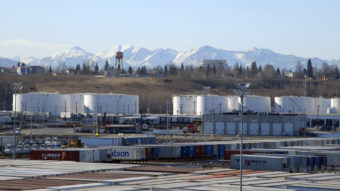 cargo yard at Port of Anchorage
