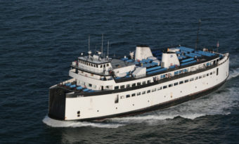 The Steamship Authority ferry Eagle sails between Hyannis and Nantucket, southeast of Boston. (Photo courtesy The Steamship Authority) The Steamship Authority ferry Eagle sails between Hyannis and Nantucket, southeast of Boston. (Photo courtesy The Steamship Authority)