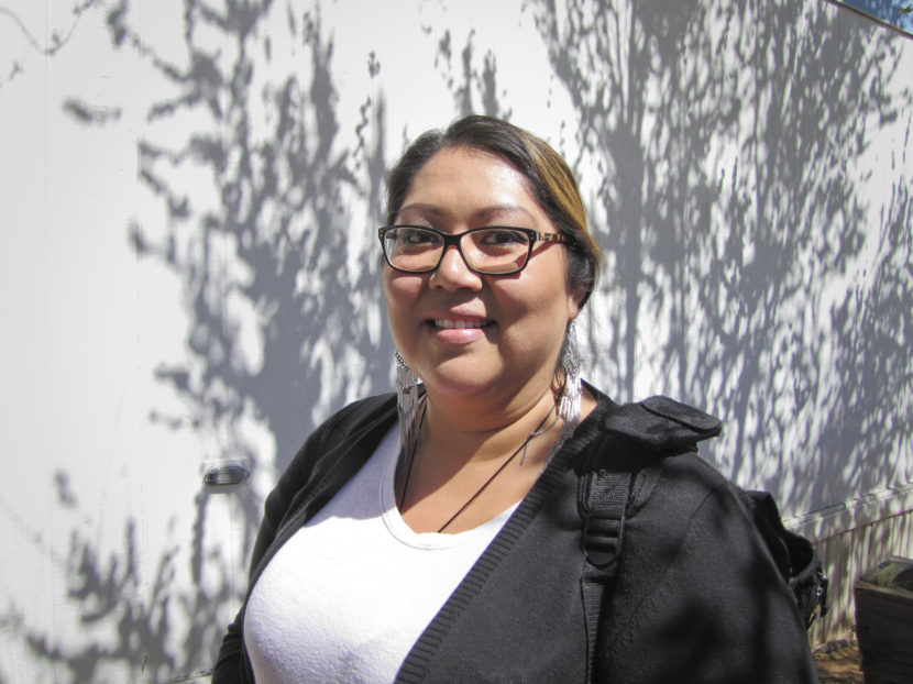 Maria Welch is a researcher studying the impact of uranium mining on Navajo families today. She also has a personal interest: Both her parents grew up next to mines. Laurel Morales/KJZZ