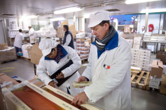 Food fraud is a common issue all over the world. Inspectors of veterinary services and fraud inspect seafood products at the Rungis international market, located near Paris. Martin Bureau/AFP/Getty Images