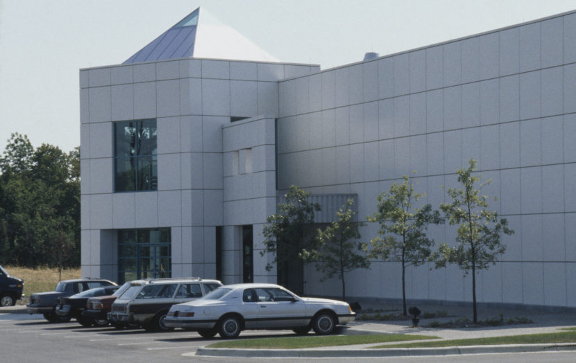The offices and recording studios of Paisley Park Records, owned by Prince, in Chanhassen, Minn., circa 1990. Police responded to Prince's Paisley Park estate Thursday morning, after a death was reported. Tim Roney/Getty Images