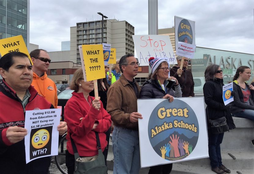 Great Alaska Schools Education Funding Protest 05 18 2016