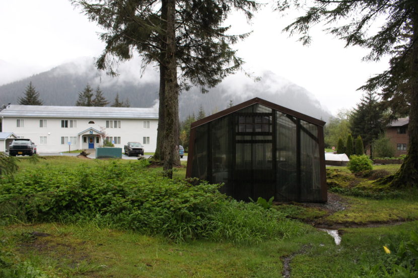 A greenhouse at Gruening Park.