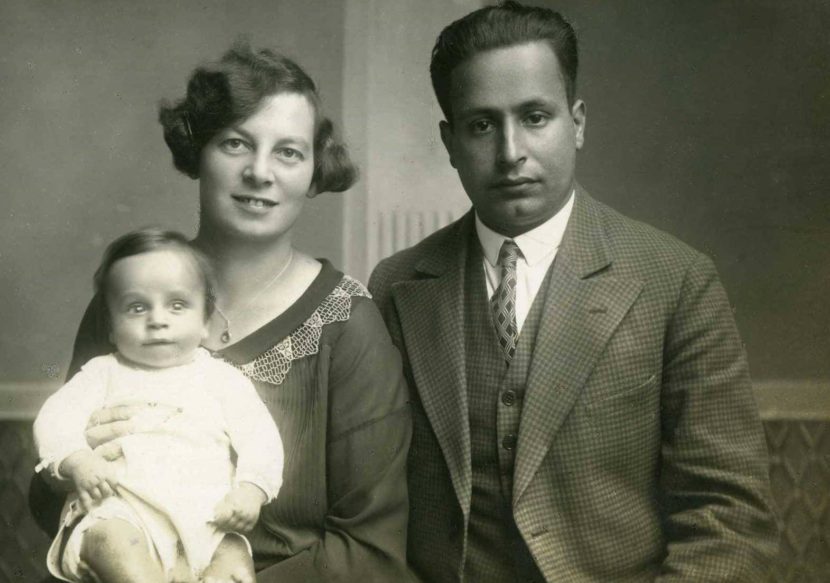 John Fieldsend's mother, Trude, and father, Curt, with his older brother in Dresden, Germany, around 1928. Courtesy of John Fieldsend