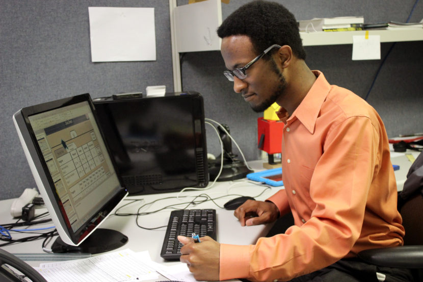 Gerald Franklin, who was diagnosed with autism as a child, is now lead developer for a website that matches workers with prospective employers. Job-related videos, he says, can help people with special needs showcase their talent. Courtesy of Gerald Franklin