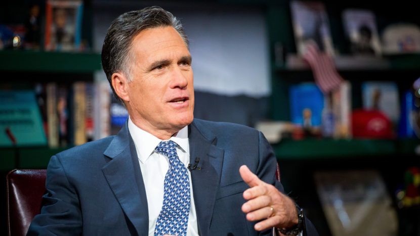 Mitt Romney, former 2012 Republican presidential nominee, says Donald Trump must make his tax returns public. Bloomberg via Getty Images
