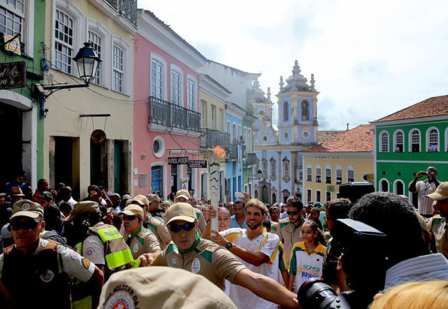 The Paralynpic Athlete, Marcelo Collet, on Tuesday in Salvador, Brazil.